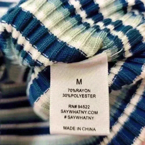 SAY WHAT Cold Shoulder Sweater (NWOT) Sz M - Picture 7 of 8